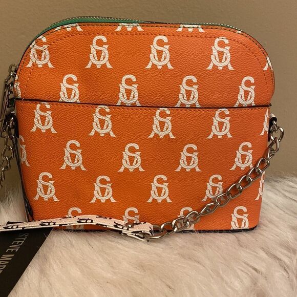 Steve Madden Green and Pink Crossbody Bag - Picture 7 of 12